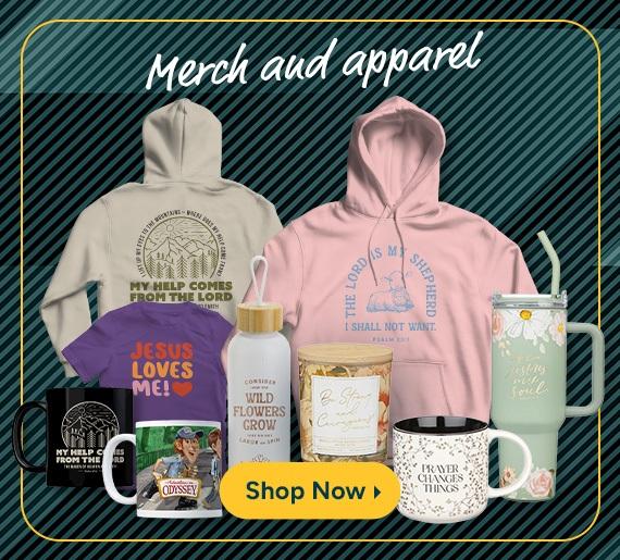 Merch and apparel. Shop now.