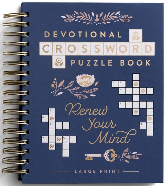 Devotional Crossword Puzzle Book, Large Print